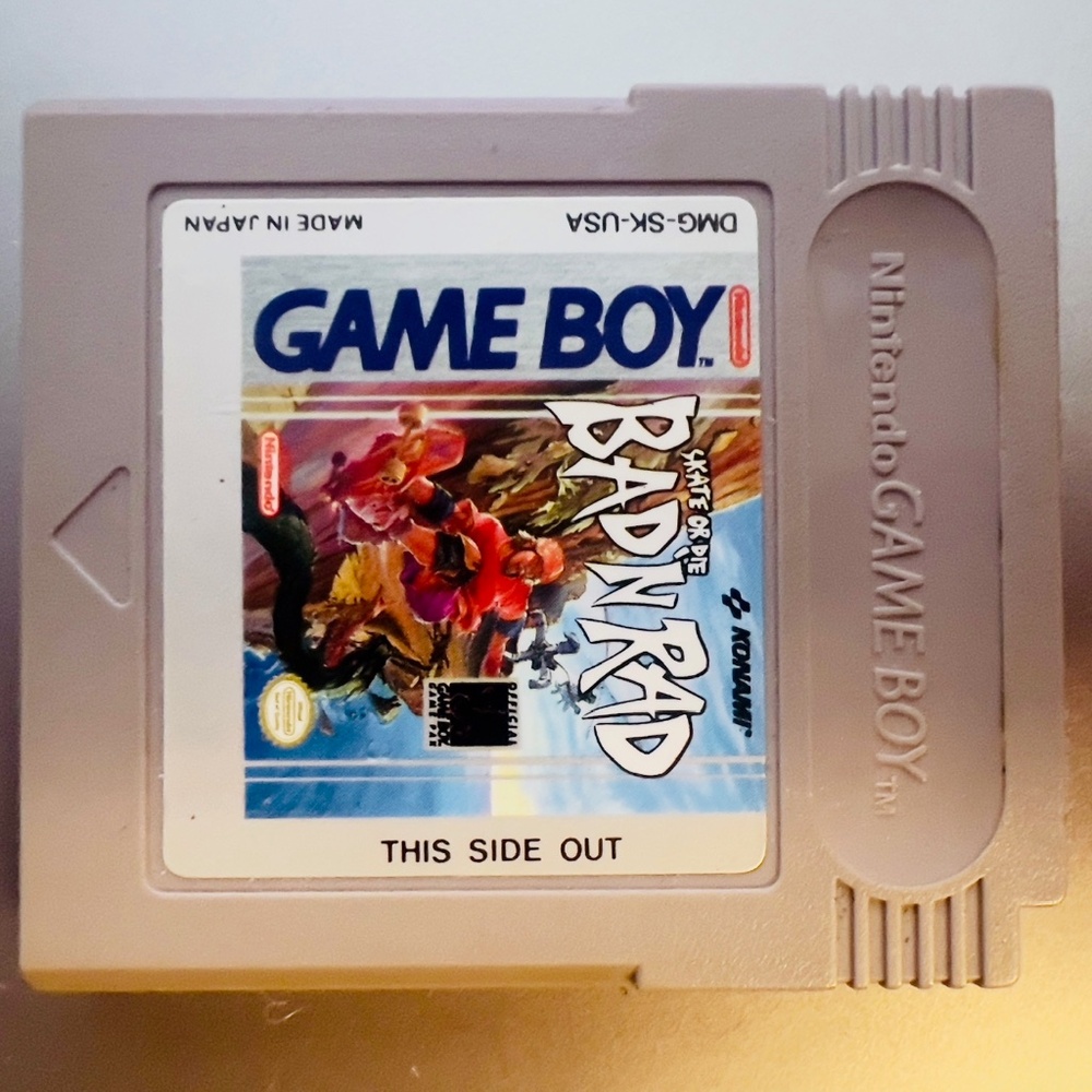 Skate or Die Bad N Rad Gameboy gamG